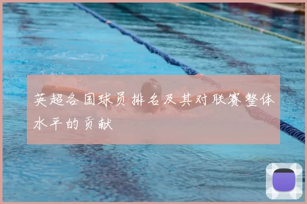 英超各国球员排名及其对联赛整体水平的贡献